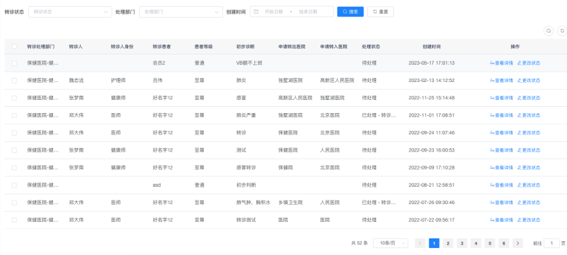 转诊处理